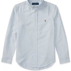 Ralph Lauren Blue Pinstripe Boys Oxford size 20
